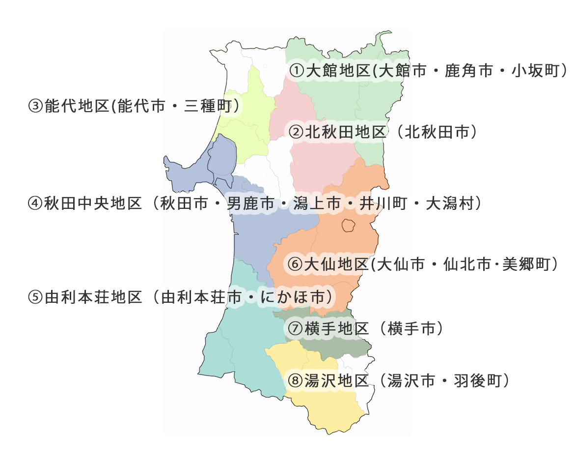 秋田地図